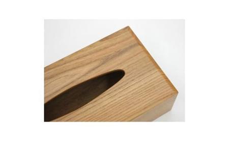 【細部までこだわった技の結晶】木製ティッシュケース（エンジュ材）