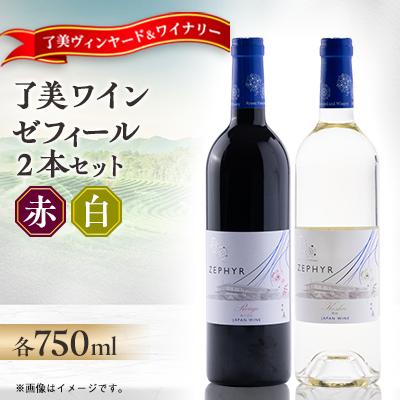 ふるさと納税 宮城県 了美ワイン 赤ワイン・白ワイン 飲み比べ2本セット 750ml×各1本