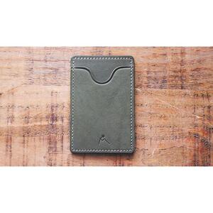 【minca】栃木レザーのタテ型パスケース 定期入れ パスホルダー01/オリーブ　694【雑貨 日用品 人気 おすすめ 】