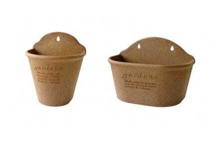 ハンギングポット　2サイズ8点セット(ナチュラル)