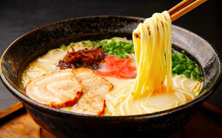 博多屋台味ラーメン 12食入（3食入×4袋）【豚骨ラーメン】《豊前市》【株式会社木村食品（株式会社中村屋）】[VEJ003]