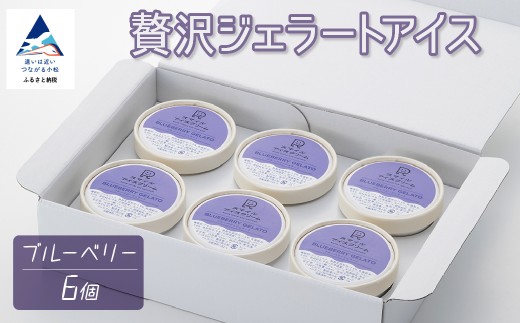 贅沢ジェラートアイス ブルーベリー 6個セット 母の日 ギフト プレゼント