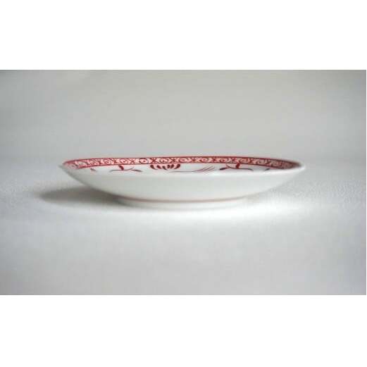 有田焼 魚鳥文小皿 【香蘭社】 赤絵 シリーズ 手描き 13cm プレート 銘々皿 取り皿 普段使い デザート 食器 18000円 A18-131_イメージ4