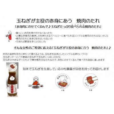 ふるさと納税 斜里町 玉ねぎが主役の赤身にあう焼肉のたれ 3本セット |  | 03