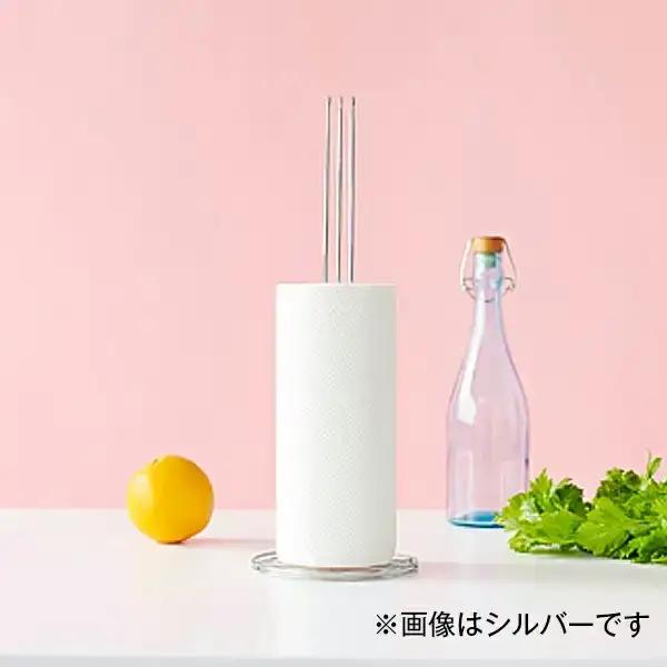 [ハナウタ] おしゃれなステンレス製キッチン用品 キッチンペーパーホルダー ローズゴールド 燕三条製 【030P004】