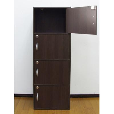 ふるさと納税 海南市 鍵付き4段ボックスR　ブラウン |  | 01