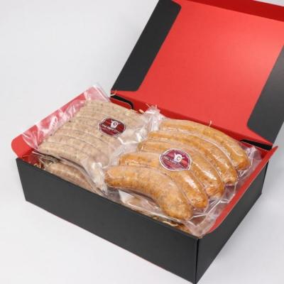 ふるさと納税 名古屋市 【合計1.2Kgボリューム満点】ミートガイ手作り生ソーセージセット(メープル&ビール風味) |  | 02