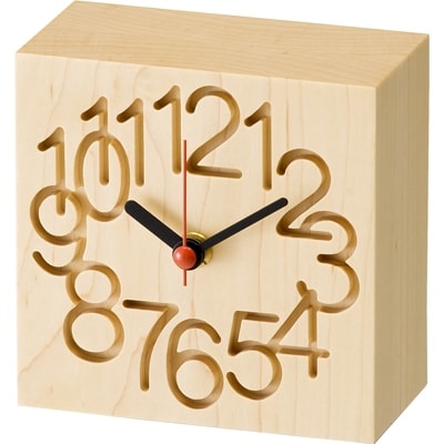 旭川家具　cosine　MUKU時計(小)　メープル_00637【1155032】