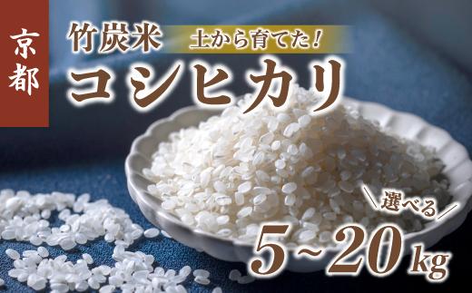 
            【新米9月末発送】 特別栽培米 竹炭米 白米 コシヒカリ 5kg～20kg 16,000～61,000円  精米 数量限定 米 こしひかり 農家直送 京都 舞鶴 節減農薬 有機肥料 お米 ごはん げんまい 健康 新米 令和6年度産 京都 舞鶴 竹炭 SGDs 5kg 10kg 15kg 20kg
          