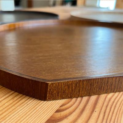 ふるさと納税 海南市 半月盆 木製 ケヤキ調 尺二 36cm トレー  和食 |  | 03