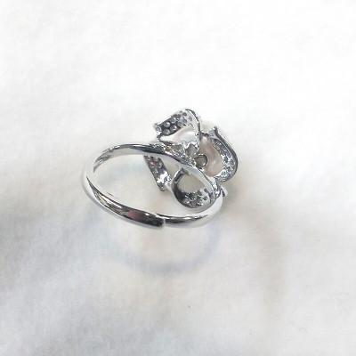 ふるさと納税 伊勢市 リング・ピンウィール(淡水本真珠・ボタン)SV製　1918 |  | 02