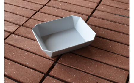 A20-457 1616/ TY Square Bowl 184 Grey 2個セット 有田焼 器 皿 ボウル グレー