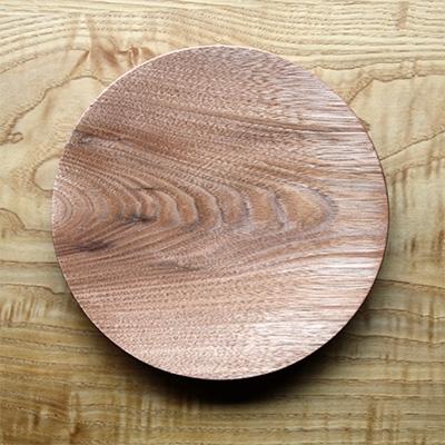 ふるさと納税 小浜市 クルミの木皿(直径約21cm)