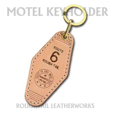 
                  ラフテール＜栃木レザー製牛革使用　モーテルキーホルダー＞ナチュラル×ブラス【1712386】
                