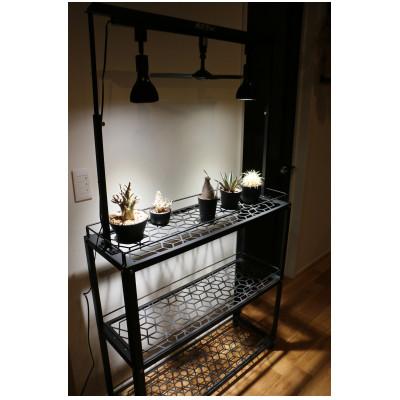 ふるさと納税 岡崎市 Metal Grow プラントラック-900-　植物棚 |  | 01