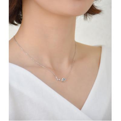 ふるさと納税 藤沢市 Blue Rose Pt トパーズ ネックレス |  | 02