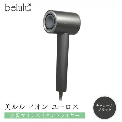 ふるさと納税 つくばみらい市 【ギフト包装対応】美ルル イオン ユーロス(速乾マイナスイオンドライヤー) チャコールブラック