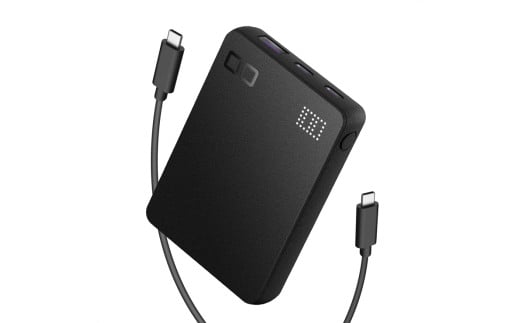 CIO モバイルバッテリー 10000mAh SMARTCOBY Pro SLIM ブラック｜合計30W3ポート 同時充電 薄型 タイプC タイプA スマホ ノートPC 充電器 iPhone Android iPad Galaxy コンパクト 持ち運び 旅行 [2185]