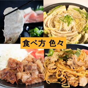 国産豚肉 瀬戸風ポーク 五明農場 ふれ愛・媛ポーク ローススライス バラスライス 1.6kg（800g×2） ＜F＞【SC012】
