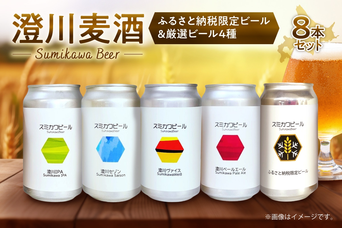 
            【先行予約】澄川麦酒ふるさと納税限定ビール4本＋厳選4本　8本セット | 地ビール クラフトビール ビール 晩酌 北海道 札幌市
          