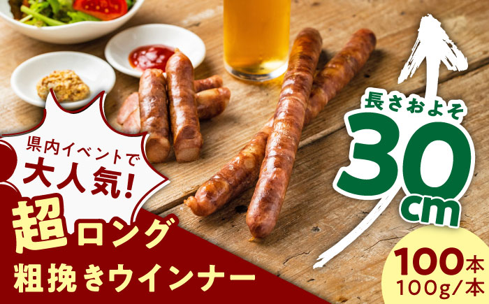 GASBO（ガスボー）計100本（100g×10本入り×10P） / ウインナー / 佐賀県 / 旬菜舎さと山 [41AABM043]
