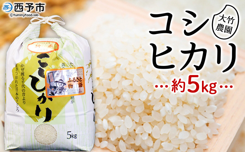 
            令和7年産　大竹農園　「コシヒカリ」５kg
          