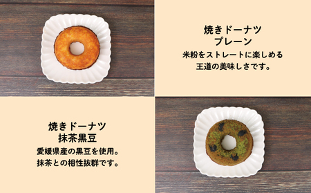 焼き菓子 セット 10個 グルテンフリー 手作りパン工房 みなみ えひめ南農業協同組合 米粉 あきたこまち 塩クッキー 2袋 焼きドーナツ 8個 プレーン いよかん コーヒー 抹茶黒豆 食べ比べ 食べ