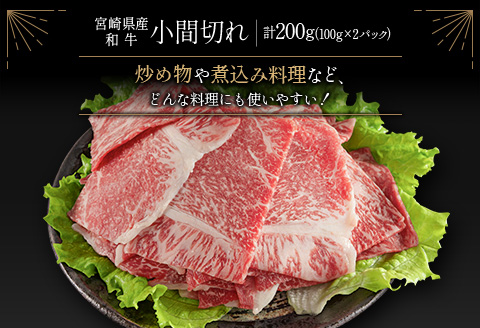 宮崎牛 ＆ 宮崎和牛（ウデ・肩ロース／小間切れ）計900g 国産 肉 牛肉 ご飯 おかず【C373-24-30】