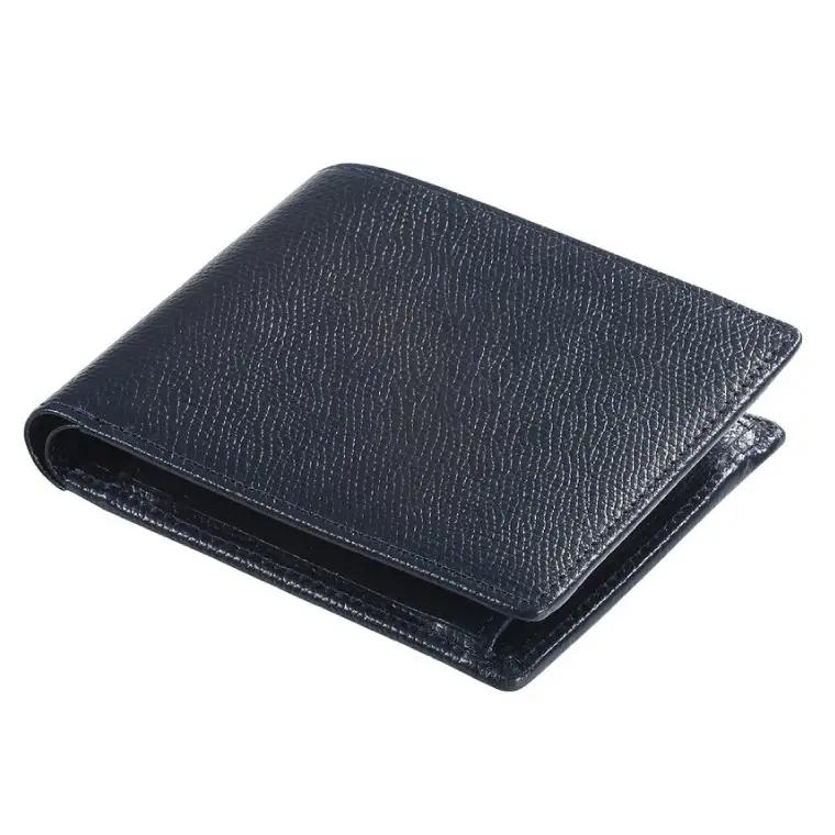 【豊岡財布】 craftsmanship　バレキR２折ウォレット（CW002）(ネイビー)
