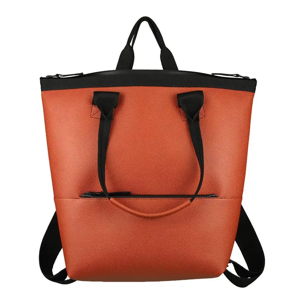 FUKUNARY 4WAY ショルダーバッグ ブラウン MIKASA ミカサ バスケットボール 素材 バッグ  斜めがけ リュック メンズ レディース おしゃれ 日本製 広島市 フクナリー M021