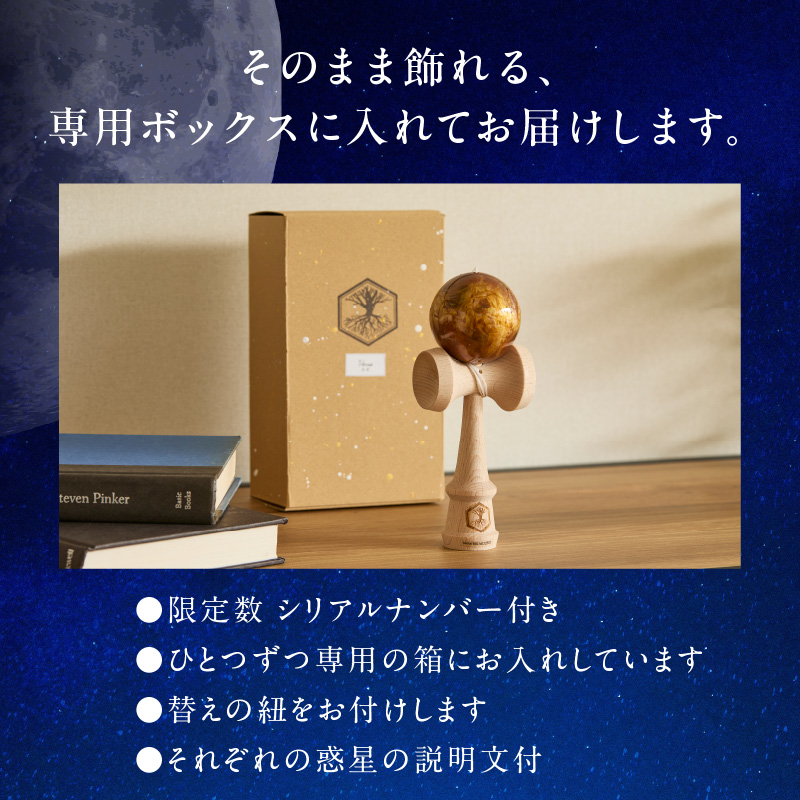 世界に一つだけのけん玉「月」