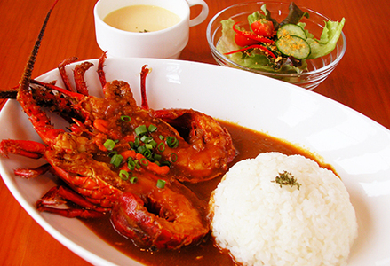 【天然伊勢海老入り】おうちで簡単！本格『伊勢えびカレーセット』 ２人前　[0025-0008]