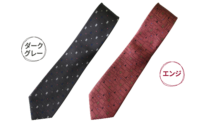 
            高岡ネクタイ 高岡大仏 メンズ ファッション シルク おしゃれ 柄 プレゼント ギフト 贈り物  FAD-0119
          