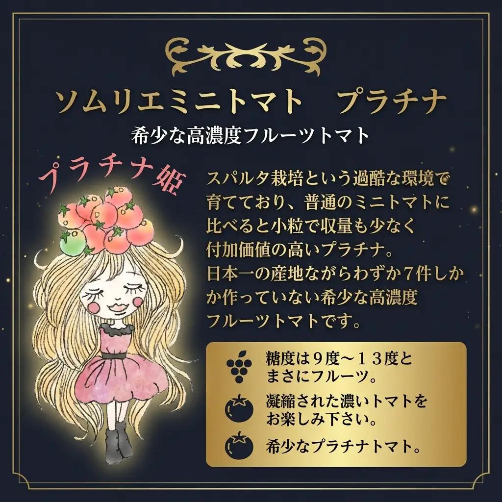 ミニトマト（プラチナ） 400g｜レッドアップ ※メール便でお届け