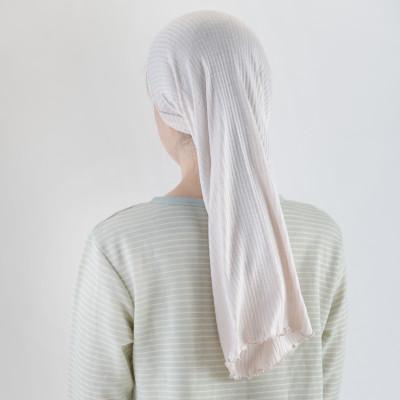 ふるさと納税 泉大津市 天然の美容繊維　シルク　ナイトキャップ　パウダーベージュ |  | 02