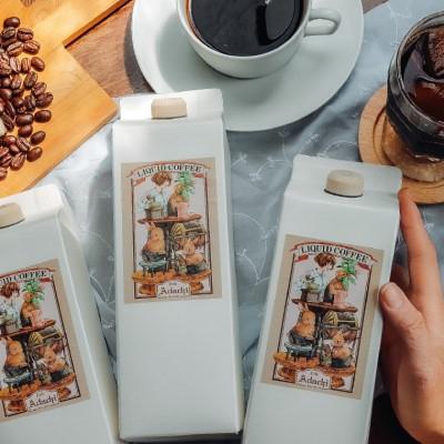 ふるさと納税 関市 【定期便】 カフェ・アダチ 贅沢リキッドコーヒー 無糖 毎月14本×12ヶ月 |  | 02