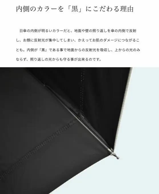 ロサブラン【日傘】2段折り フリル【50cm】【アイボリー×シエルブルー】