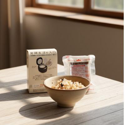 ふるさと納税 豊前市 発酵生活の入口〜3日間寝かせた発芽発酵玄米を白米と一緒に〜 2食入り