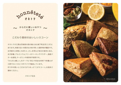 ふる里を感じる「こがスコーン」　6種の味　15個詰め合わせセット _AJ01