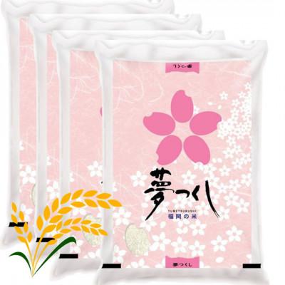 ふるさと納税 宇美町 【令和7年産】福岡県産ブランド米「夢つくし」白米　計20kg(宇美町)