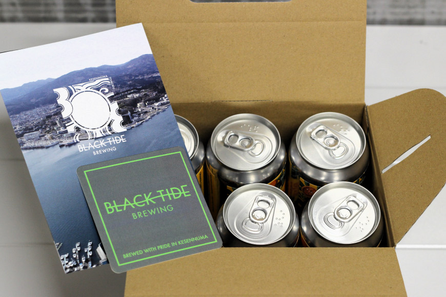 3回 定期便 BTB クラフトビール 6缶 セット【総計18缶】 [BLACK TIDE BREWING 宮城県 気仙沼市 20565555] 酒 ビール びーる 飲み比べ クラフト お酒 地ビール