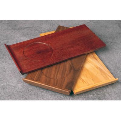 ふるさと納税 宇城市 カフェトレイ　3点セット　ウォールナット　パープルハート　栃　天然無垢材 |  | 02