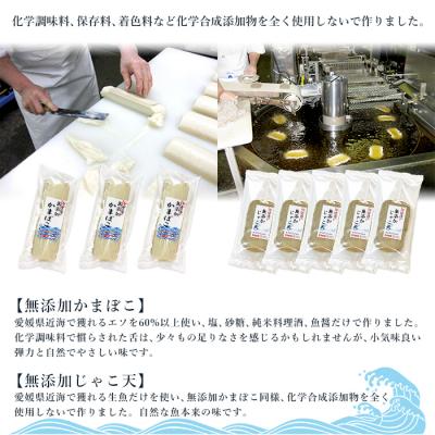 ふるさと納税 西予市 <伊予蒲鉾　無添加じゃこ天と無添加かまぼこセット>　天ぷら　練り物　おつまみ　魚介　郷土料理 |  | 01