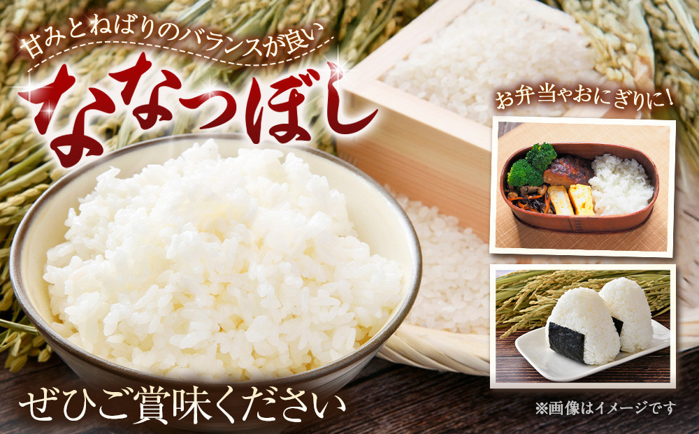【令和７年産米】北海道産ななつぼし10kg（5kg×2)【国産 白米 精米 お米 単一原料米 厳選 マイスター 生活応援 ななつぼし おすすめ 北海道 美唄市 美唄】