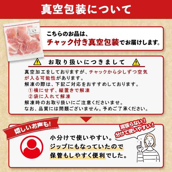 isa427 九州産 豚肉切り落とし (合計2.4kg・300g×8P)【サンキョーミート株式会社】