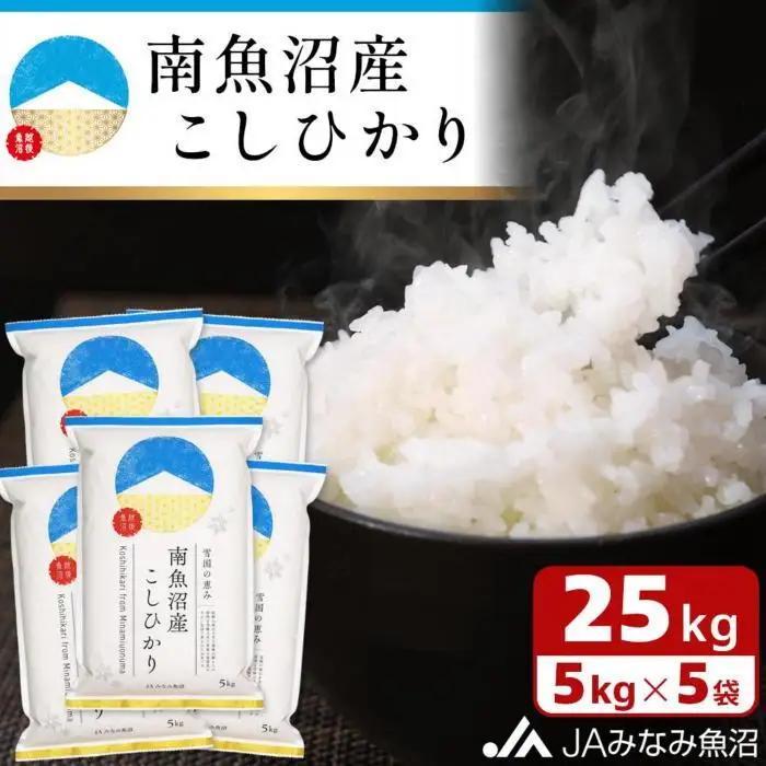 【令和7年】南魚沼産こしひかり 精米 25kg  ｜こしひかり
