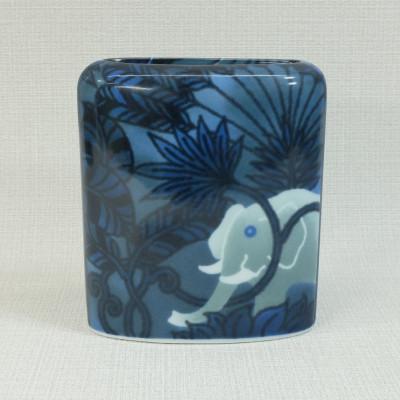 ふるさと納税 長崎県 【波佐見焼】白山陶器のインテリア花瓶　密林紋H16cm 1 45895