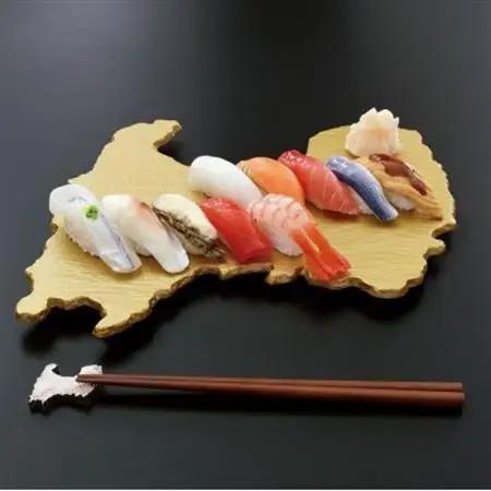 【高岡銅器】富山県プレート　銀_雑貨・日用品 皿・椀 食器 _【1562429】