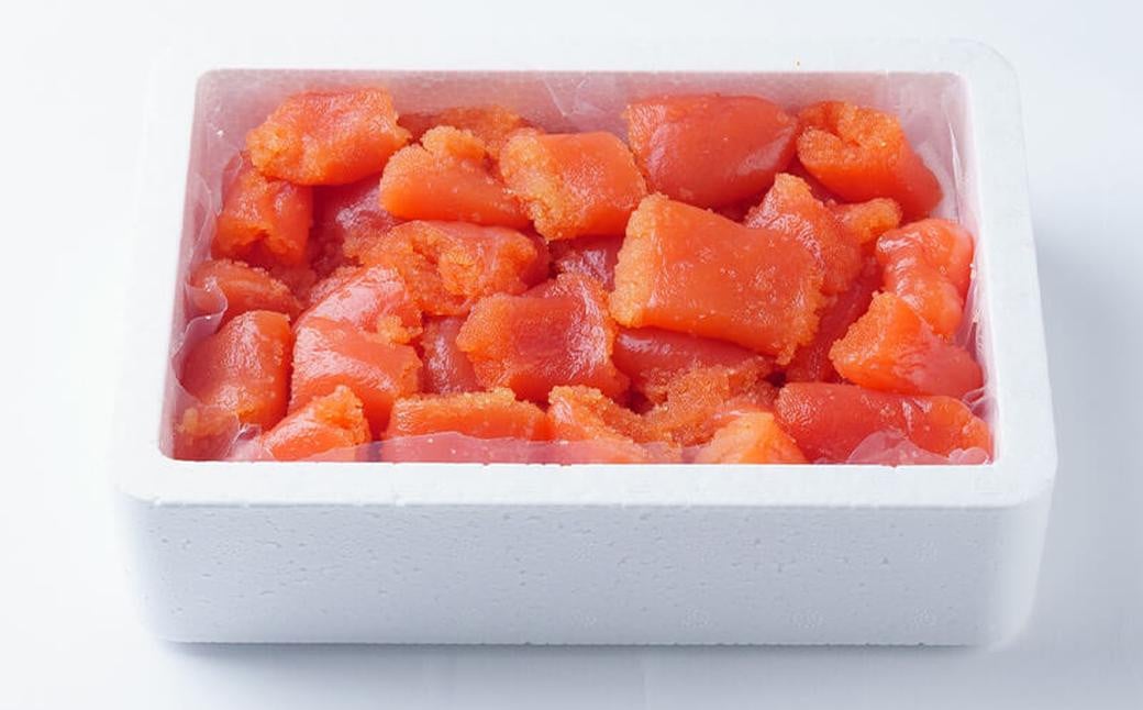 【14営業日以内に発送】【訳あり】あごだしたらこ・明太子切子 各500g 計1kg ／ 訳アリ わけあり ワケアリ めんたいこ タラコ  魚卵 切れ子 セット 長崎県 長崎市