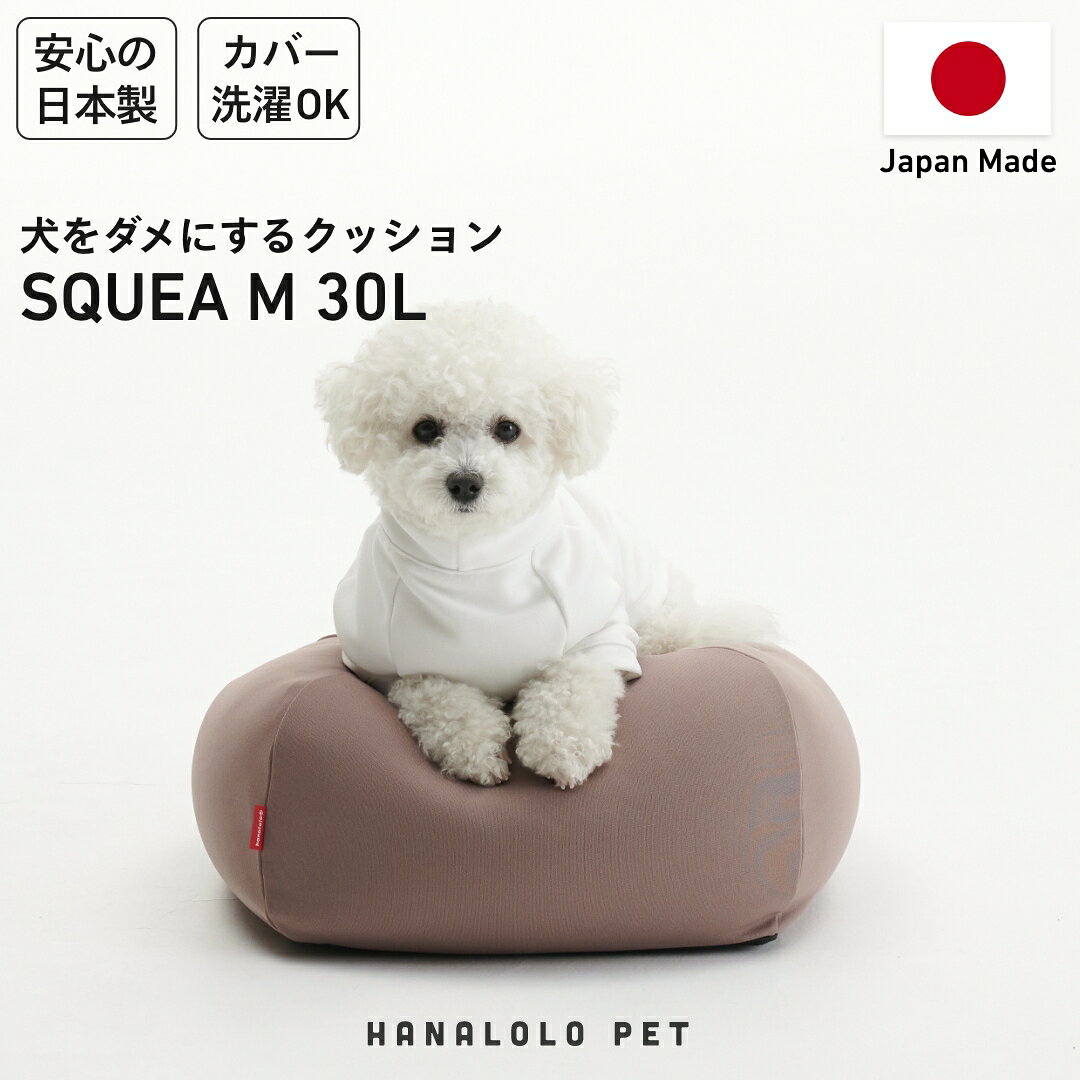 【ふるさと納税】 クッション ビーズクッション ハナロロ ペットクッション Sカバー付 30L モカ [タキコウ縫製 愛知県 岡崎市 ok23bzx360106] インテリア 家具 椅子 いす イス ビーズ カバー 雑貨 ナチュラル